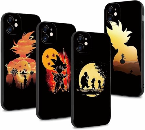 4 Stück Handyhülle für Xiaomi Redmi Note 13 Pro 5G/Poco X6 5G 6.67'' Anime Dragonball Z Super Z DBZ Son Goku Manga Muster Design Junge Case All Inklusiv Linsen Schutzhülle TPU Ultra Dünn Case, 01 4 Stück Handyhülle für Xiaomi Redmi Note 13 Pro 5G/Poco X6 5G 6.67'' Anime Dragonball Z Super Z DBZ Son Goku Manga Muster Design Junge Case All Inklusiv Linsen Schutzhülle TPU Ultra Dünn Case, 01 von PBNDJVG