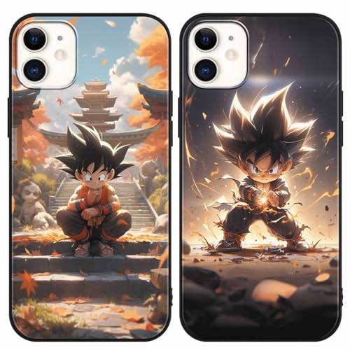 PBNDJVG 2 Stück Handyhülle für Xiaomi Redmi 13C Hülle 6.74 Zoll, Anime Dragonball Super Z DBZ Goku Manga Junge Muster Design Case Stoßfest Schutzhülle TPU Bumper Weich Ultra Dünn Cover, 01 PBNDJVG 2 Stück Handyhülle für Xiaomi Redmi 13C Hülle 6.74 Zoll, Anime Dragonball Super Z DBZ Goku Manga Junge Muster Design Case Stoßfest Schutzhülle TPU Bumper Weich Ultra Dünn Cover, 01 von PBNDJVG