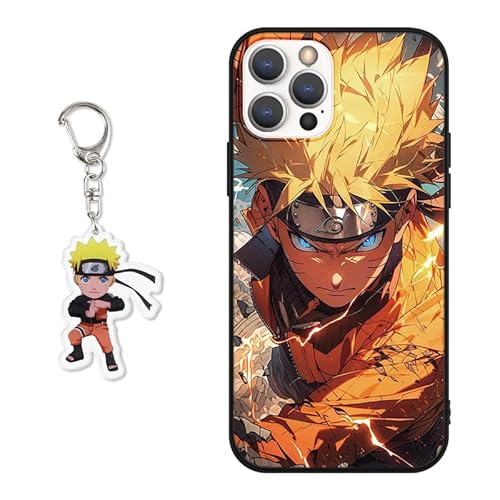 PBNDJVG Handyhülle für Samsung Galaxy A14 5G Hülle 6.8 Zoll, Anime Naruto Mit Schlüsselbund Muster Design Manga Case Cartoons Schutzhülle TPU Silikon Charmant Für Jungen Frau Karikatur, 03 von PBNDJVG