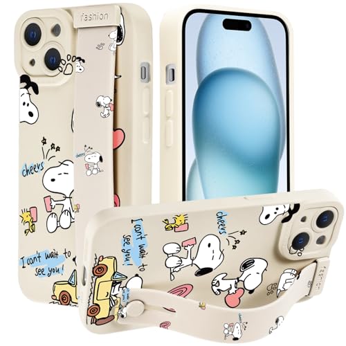 PBNDJVG Kawaii Handyhülle für Xiaomi Redmi Note 13 Pro 4G/Poco M6 Pro 4G Hülle 6,67",Cartoon Anime Characters Design Case Armband TPU Silikon Stoßfeste Verstellbares Handgelenkband Cover,Mode von PBNDJVG
