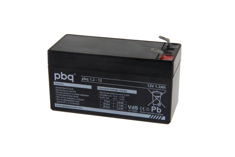 PBQ Bleiakku 1.2-12V, 12 V/ 1,2 Ah  12.0V von PBQ