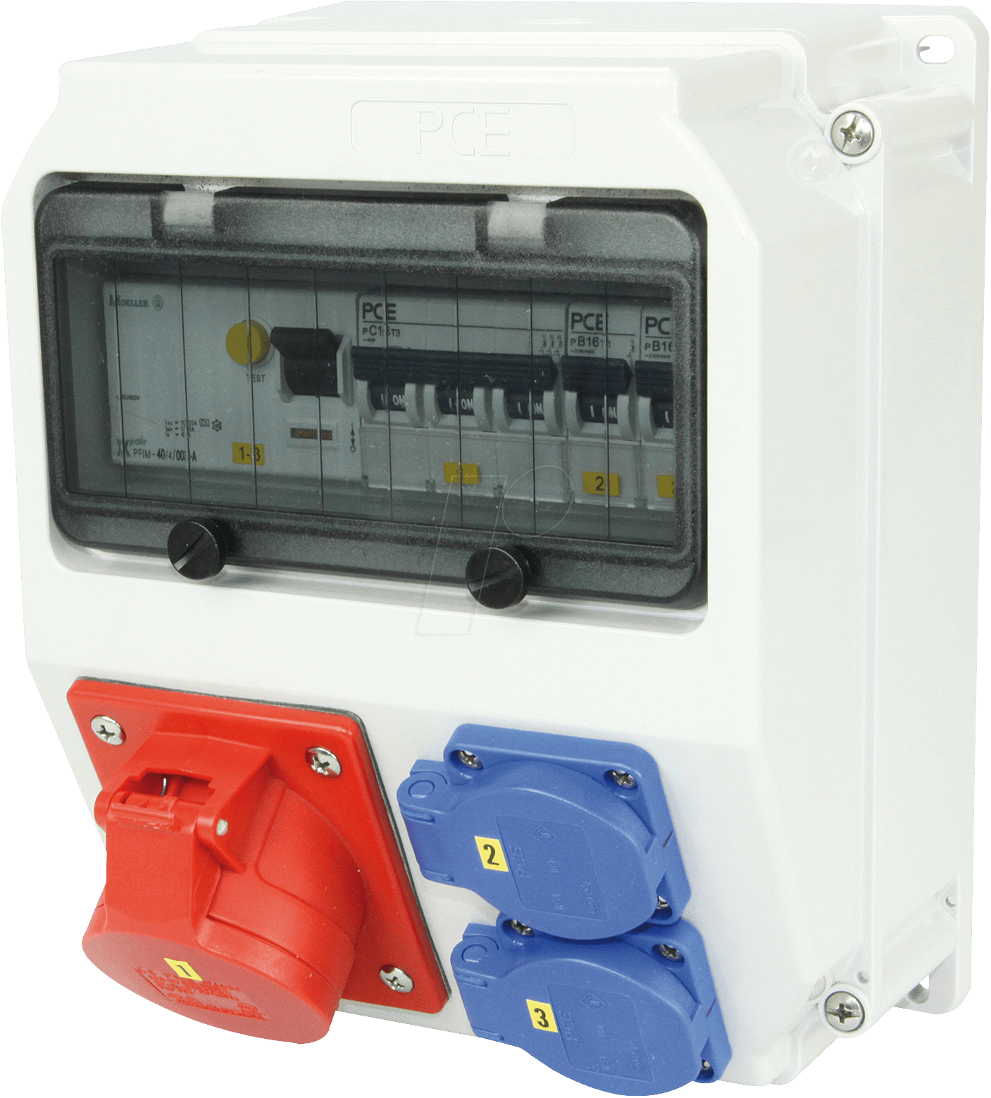 CEE-WVT-F 16 - CEE-Wandverteiler 2LS, 1FI von PC ELECTRIC