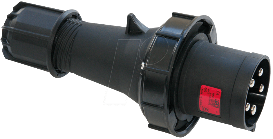 TWIST 035-6XS - TWIST-Stecker - 63A, 5p 6h IP67 - schwarz TWIST 035-6XS - TWIST-Stecker - 63A, 5p 6h IP67 - schwarz von PC ELECTRIC