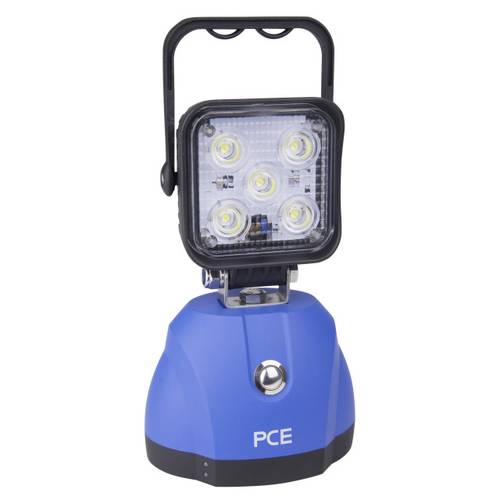 PC Electric 450020 LED 5x3W Akku m. Magnet blau LED Arbeitsleuchte akkubetrieben 900lm von PC Electric