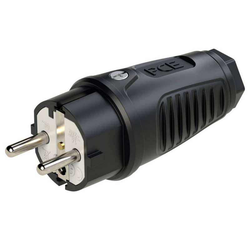 PC Electric PC Electric 0521-ss Schutzkontaktstecker Gummi 250 V Schwarz IP54 Steckernetzteil von PC Electric
