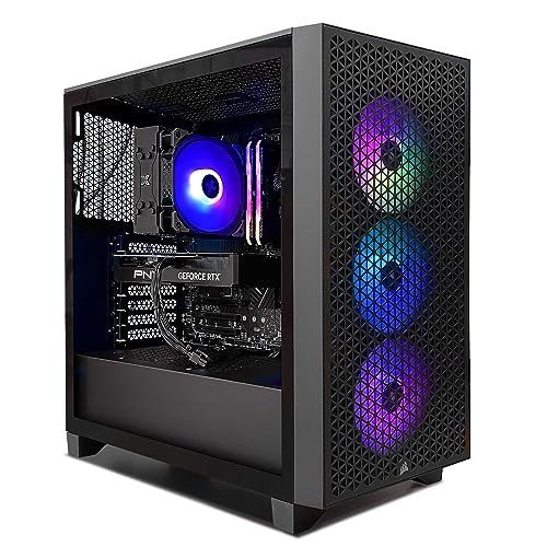 ICUE 4070 Gamer PC – Intel Core I5 – RTX 4070 12 GB – Gehäuse CMT591 Airflow – Motherboard ASUS B660M-A WiFi – Corsair Vengeance Pro SL 2 x 8 GB DDR4 3600-1TB – Windows 11 Pro von PC GAMING