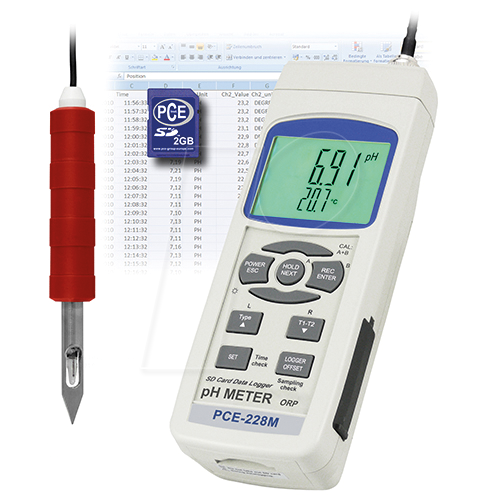 PCE 228M - PH-Messgerät PCE-228M PCE 228M - PH-Messgerät PCE-228M von PCE INSTRUMENTS