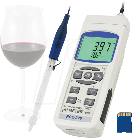 PCE 228WINE - PH-Messgerät PCE228-WINE von PCE INSTRUMENTS