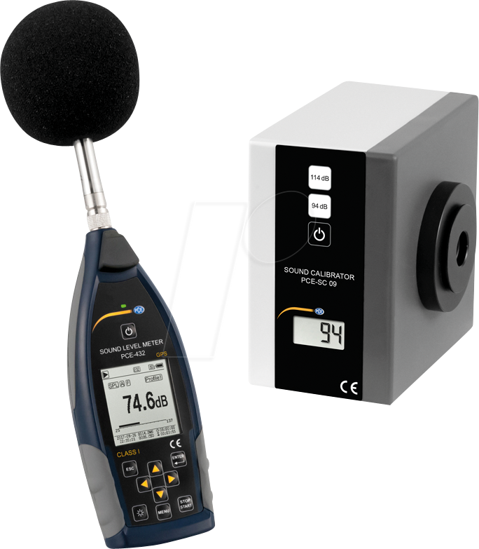 PCE 432-SC 09 - Schallpegelmeter PCE-432 und Kalibrator PCE-SC 09 PCE 432-SC 09 - Schallpegelmeter PCE-432 und Kalibrator PCE-SC 09 von PCE INSTRUMENTS