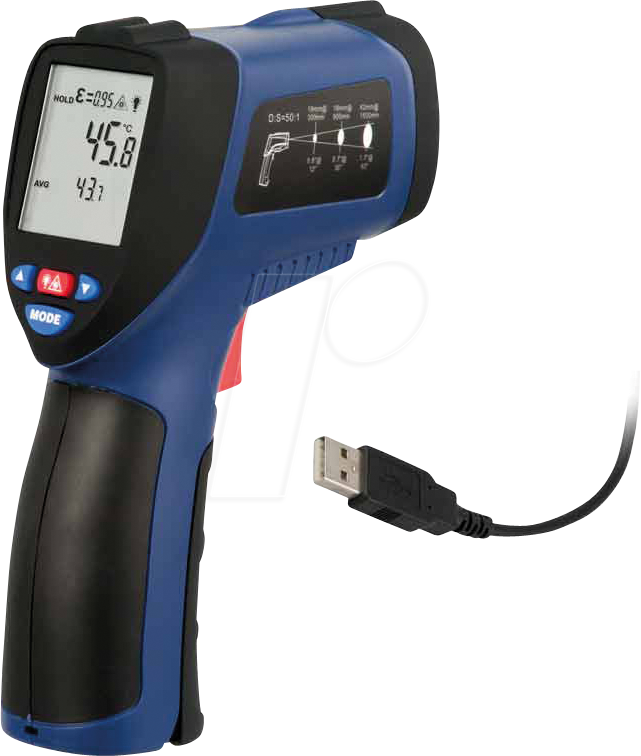 PCE 890U - Infrarotthermometer PCE-890U, USB PCE 890U - Infrarotthermometer PCE-890U, USB von PCE INSTRUMENTS