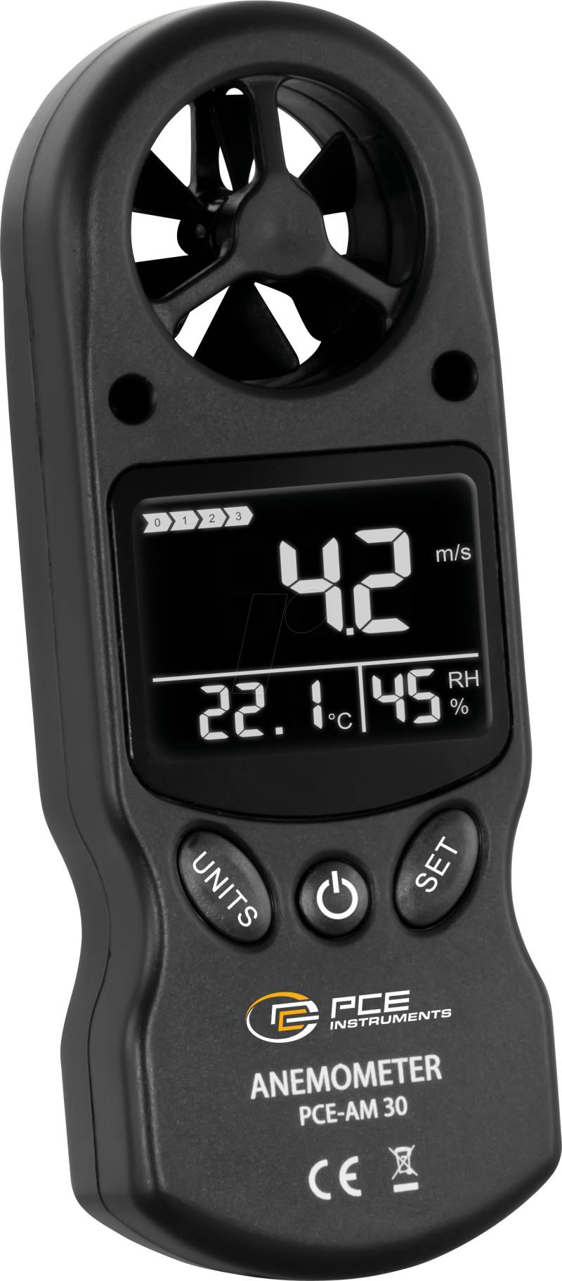 PCE AM 30 - Anemometer PCE-AM 30, bis 108 km/h von PCE INSTRUMENTS