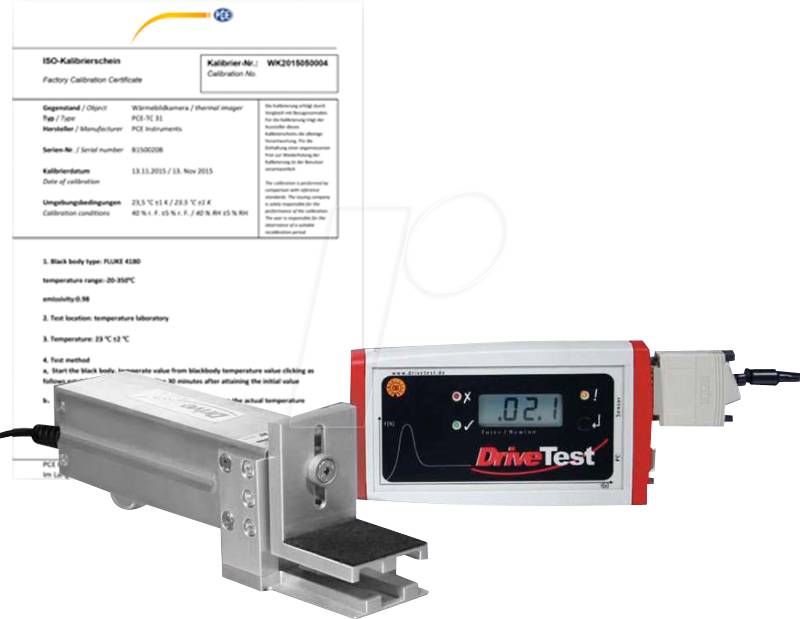 PCE FM200-20-300 - Schließkraftaufnehmer DriveTest FM200 von PCE INSTRUMENTS