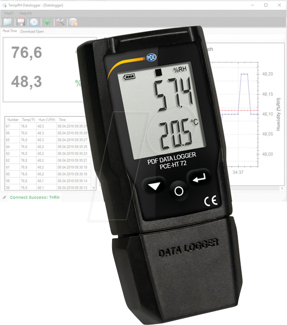 PCE HT 72 - PDF-Datenlogger PCE-HT 72 von PCE INSTRUMENTS