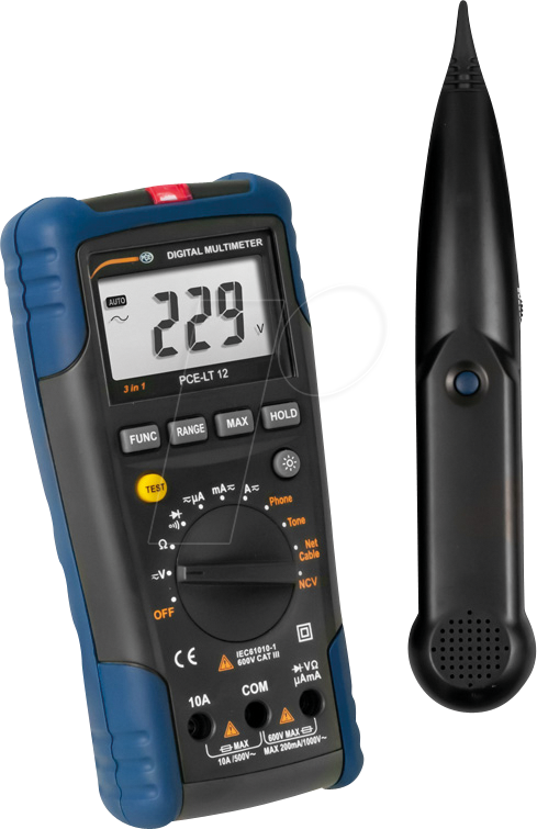 PCE LT 12 - Digital Multimeter PCE-LT 12 PCE LT 12 - Digital Multimeter PCE-LT 12 von PCE INSTRUMENTS