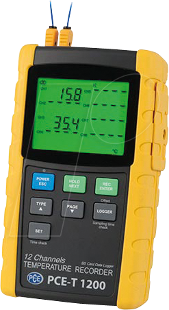 PCE T 1200 - 12-Kanal-Datenlogger-Thermometer PCE-T 1200 von PCE INSTRUMENTS