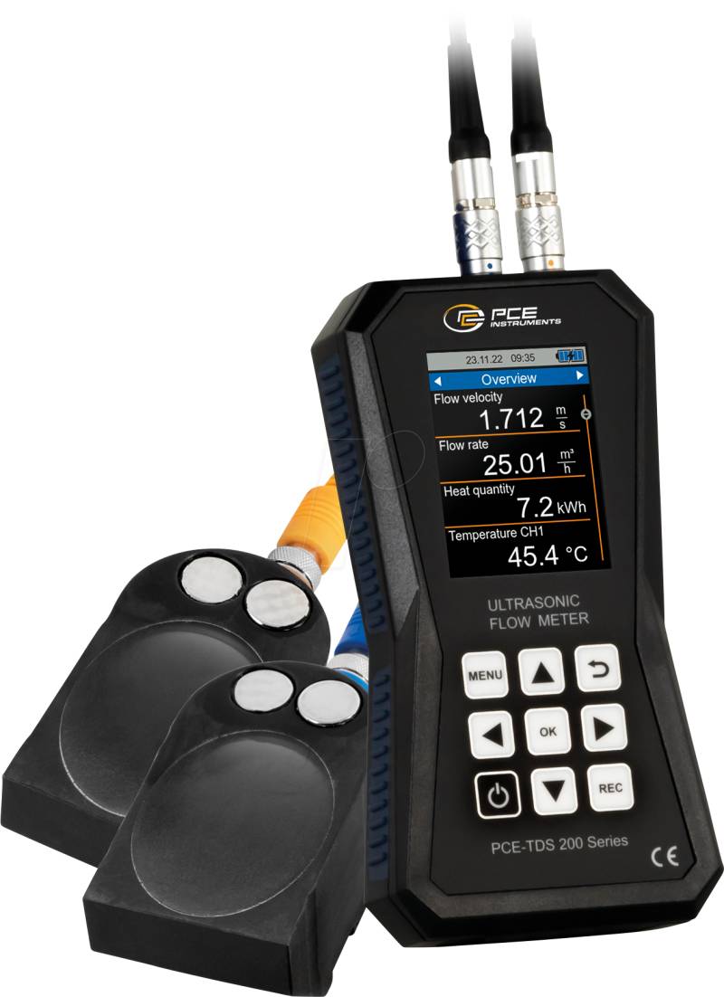 PCE TDS 200 L - Ultraschall-Durchflussmessgerät PCE-TDS 200 L von PCE INSTRUMENTS