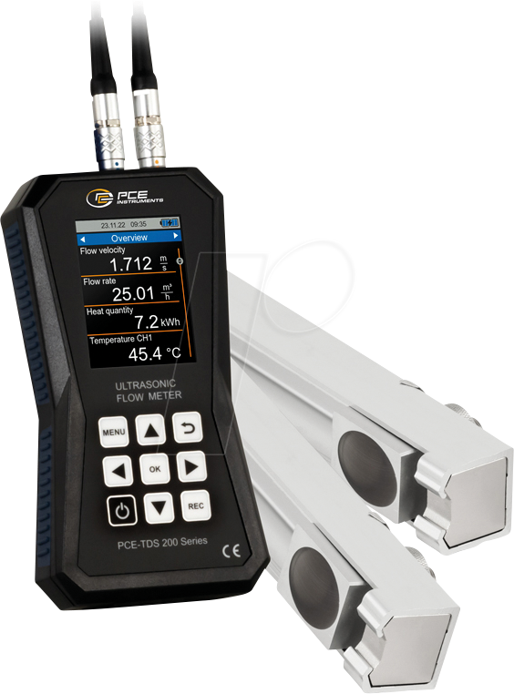 PCE TDS 200 MR - Ultraschall-Durchflussmessgerät PCE-TDS 200 MR von PCE INSTRUMENTS