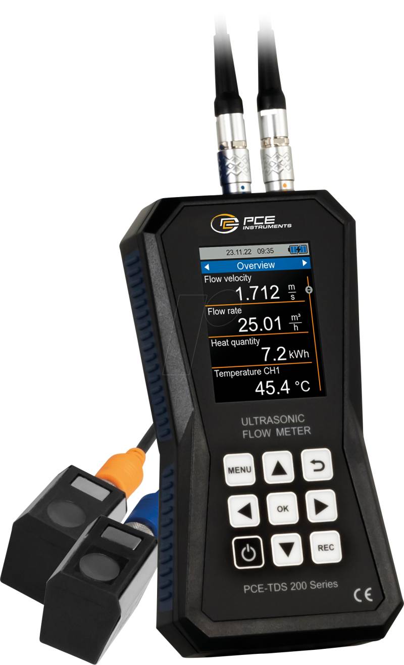 PCE TDS 200 S - Ultraschall-Durchflussmessgerät PCE-TDS 200 S von PCE INSTRUMENTS
