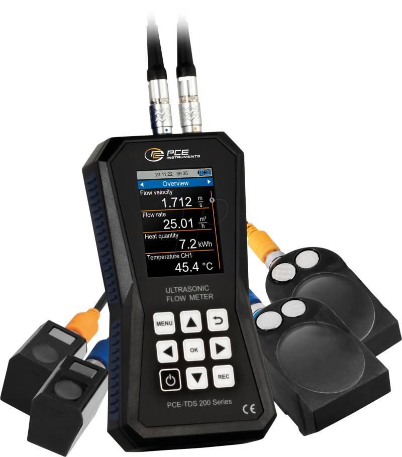 PCE TDS 200 SL - Ultraschall-Durchflussmessgerät PCE-TDS 200 SL von PCE INSTRUMENTS