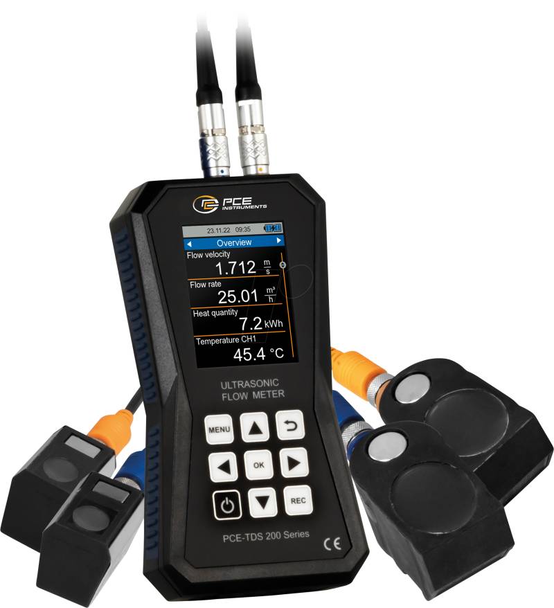 PCE TDS 200 SM - Ultraschall-Durchflussmessgerät PCE-TDS 200 SM von PCE INSTRUMENTS