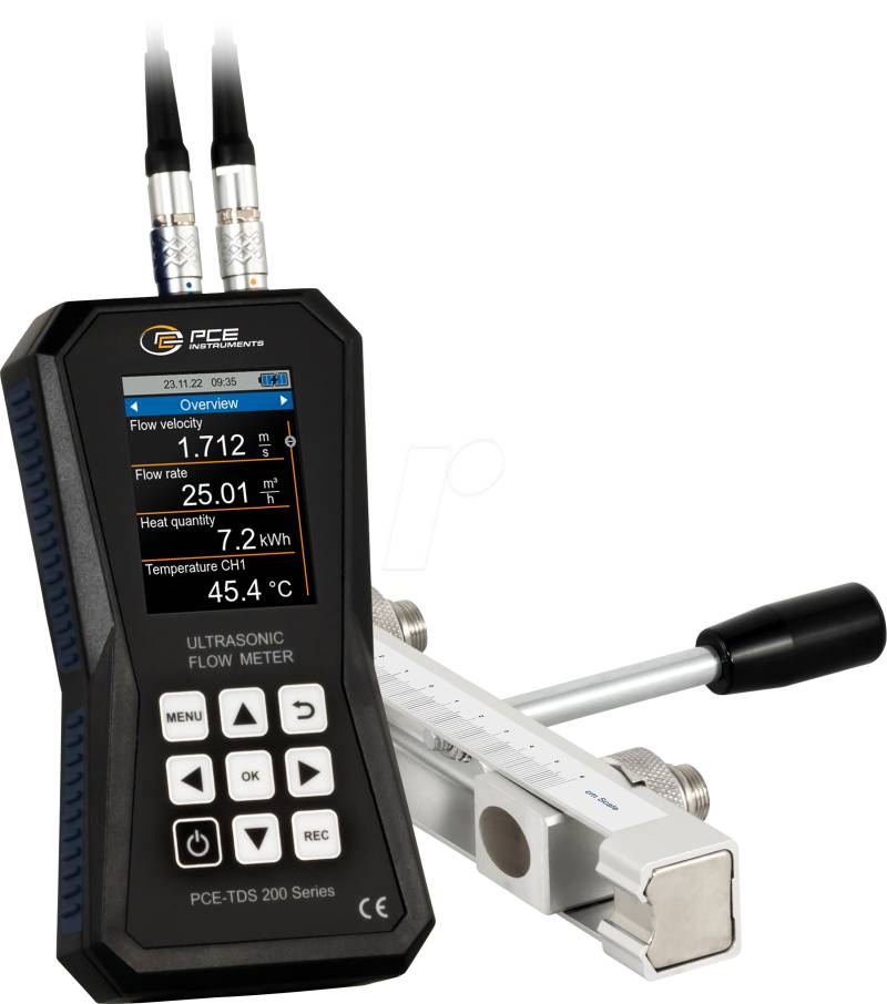 PCE TDS 200 SR - Ultraschall-Durchflussmessgerät PCE-TDS 200 SR von PCE INSTRUMENTS