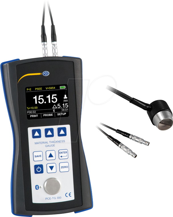 PCE TG 300-NO2 - Ultraschall Echo Materialdickenmessgerät PCE-TG 300-NO2 von PCE INSTRUMENTS