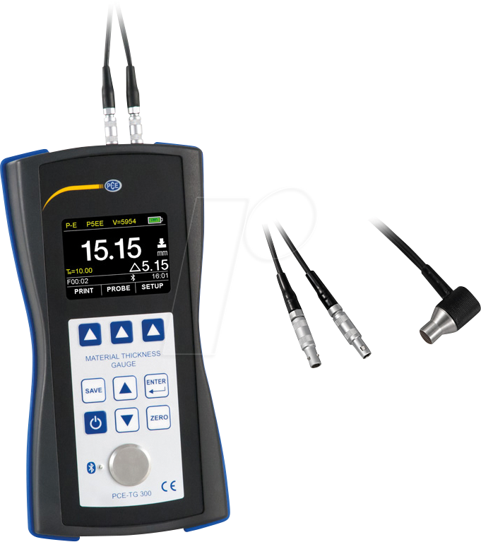 PCE TG 300-NO7 - Ultraschall Echo Materialdickenmessgerät PCE-TG 300-NO7 von PCE INSTRUMENTS