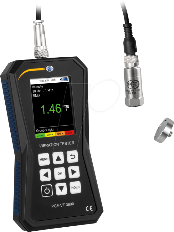 PCE VT 3800 - Schwingungsmessgerät PCE-VT 3800 von PCE INSTRUMENTS