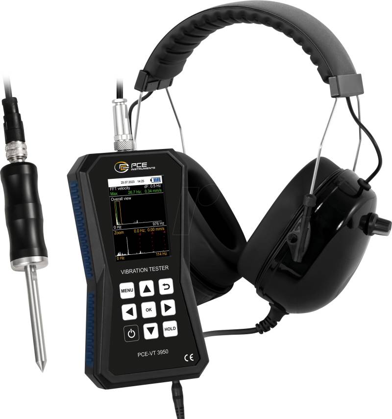 PCE VT 3950S - Schwingungsmessgerät PCE-VT 3950S von PCE INSTRUMENTS