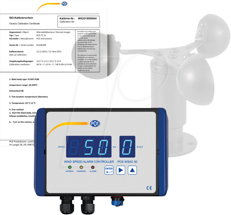 PCE WSAC 50-221 - Anemometer PCE-WSAC 50-221 von PCE INSTRUMENTS