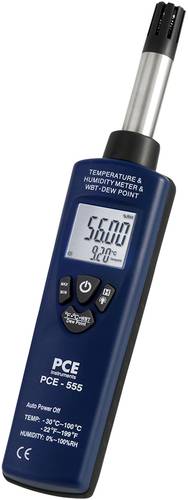 PCE Instruments PCE-555 Luftfeuchtemessgerät (Hygrometer) 0% rF 100% rF von PCE Instruments
