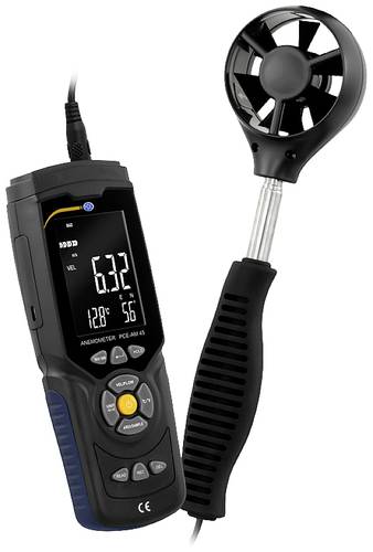 PCE Instruments PCE-AM 45 Anemometer 0.3 bis 45 m/s mit Temperaturmessfunktion von PCE Instruments