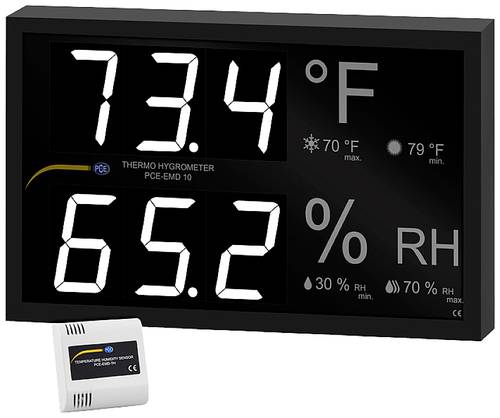 PCE Instruments PCE-EMD 10 PCE-EMD 10 Einbau-Messinstrument 0 bis 99.9% rF von PCE Instruments