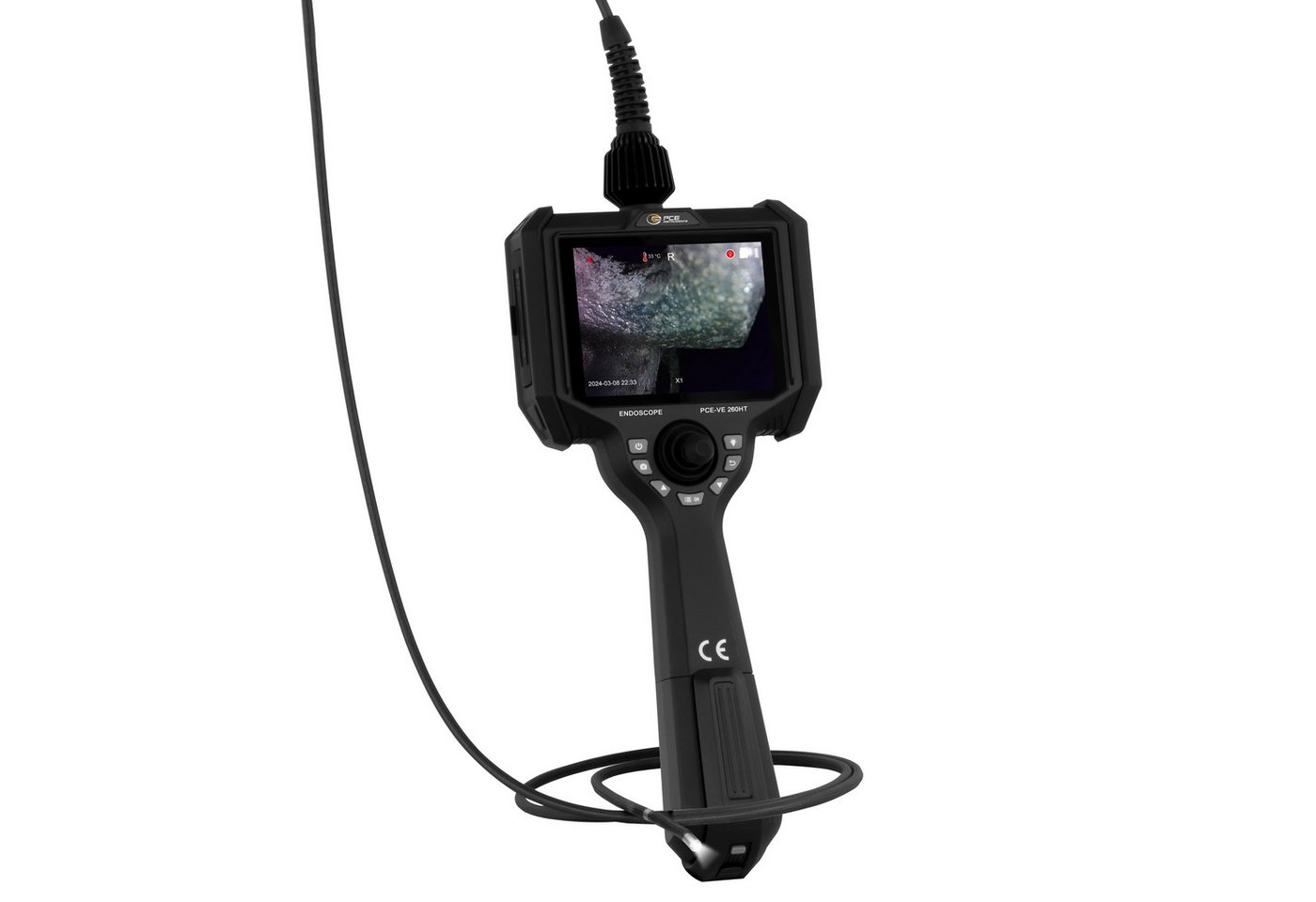 PCE Instruments PCE Instruments Hochtemperatur Video-Endoskop PCE-VE 260HT Inspektionskamera PCE Instruments PCE Instruments Hochtemperatur Video-Endoskop PCE-VE 260HT Inspektionskamera von PCE Instruments