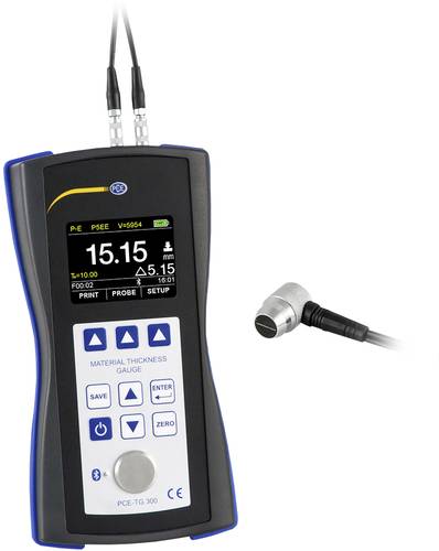PCE Instruments PCE-TG 300 Materialdicken-Messgerät 0.65 - 600mm kalibriert (ISO) von PCE Instruments