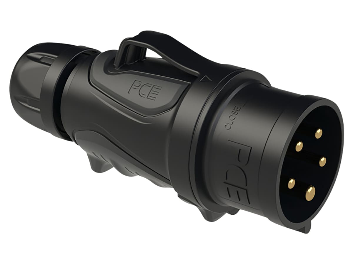 PCE CEE-Stecker GRIP Midnight, 16 A, 5-polig PCE CEE-Stecker GRIP Midnight, 16 A, 5-polig von PCE