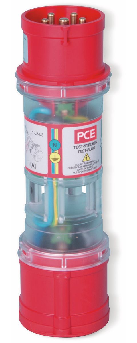 PCE CEE-Strommessstecker 16 A, 5-polig von PCE