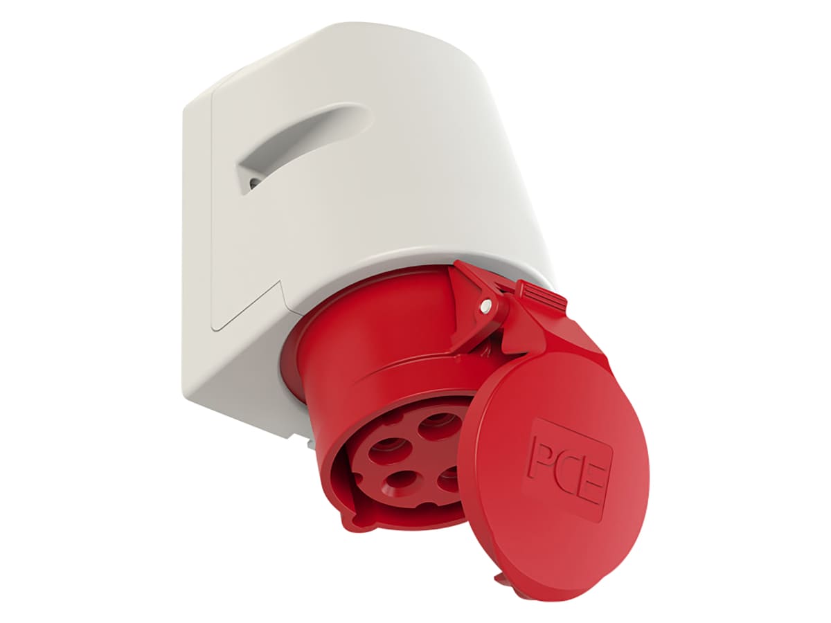 PCE CEE Wandsteckdose 5-polig, 16 A, 400 V, IP44 PCE CEE Wandsteckdose 5-polig, 16 A, 400 V, IP44 von PCE
