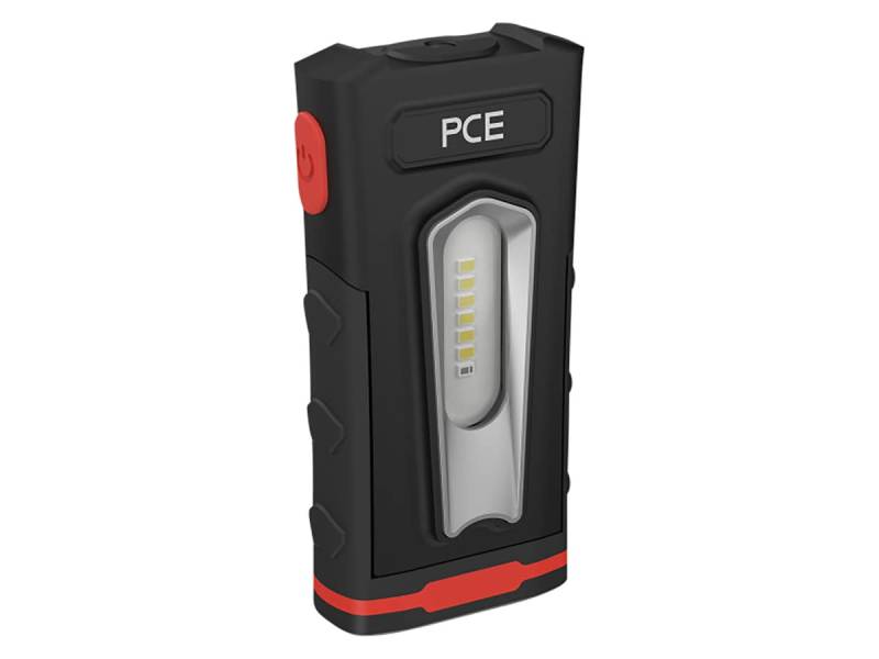 PCE LED-Handleuchte H500, 1800mAh, USB-C, IP54, schwarz von PCE