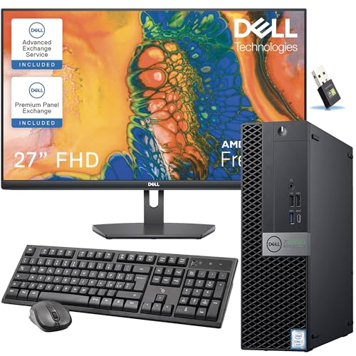 PcRenewed Desktop-PC Intel I7 6700, leistungsstark, 32 GB RAM, SSD M.2 512 GB + HDD 1 TB, HDMI, Windows 11 Pro – Office 19 (PC + Dell 27) von PCRENEWED TECNOLOGIA ACCESSIBILE