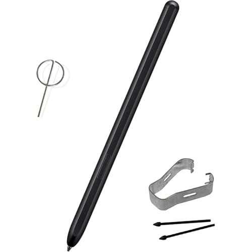 Galaxy Z Fold 3 4 S Pen Fold Edition S Pen Z Fold 3 4 Fold Edition Stylus Pen Ersatz Galaxy Z Fold 3 4 5G + 2 Spitzen/Federn (Schwarz) von PCTC