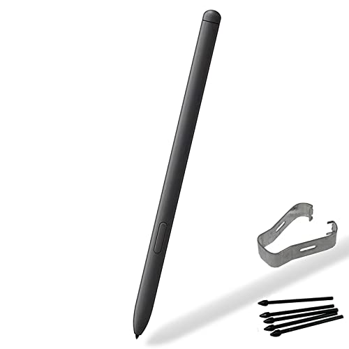 PCTC Galaxy Tab S6 Lite Ersatz-Stift für Samsung Galaxy Tab S6 Lite (EJ-PP610) Stylus Pen + Spitzen/Federn (Oxford Gray) von PCTC