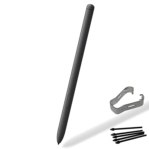 PCTC Tab S6 Lite Ersatz-S-Stift für Samsung Galaxy Tab S6 Lite (EJ-PP610) Stylus Pen + Spitzen/Federn (Oxford Gray) von PCTC