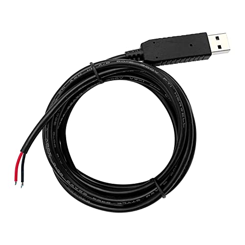 PCsensor DIY Switch Line, USB Switch Kabel kann 1 Stück Pedal mit 2 M Kabel verbinden, kann verschiedene Leitungslänge anpassen (USB Switch6_1) (1 Kabel) von PCsensor