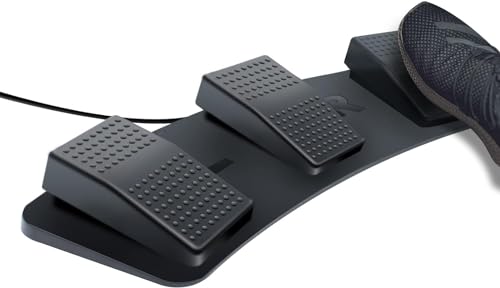 PCsensor Fußpedal PC Dreifach-Fußschalter Programmierbare Tastatur Customized Hotkey Videospiel Büroausrüstung Steuerung HID von PCsensor