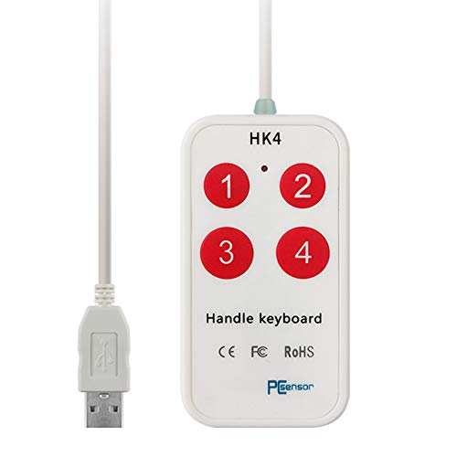 Programmierbare Mini-Tastatur mit 4 Tasten für Windows PC Computer PS Image Capture DAW Transkription von PCsensor