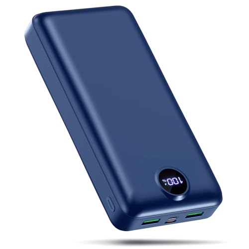PDBEST PowerBank 50000mAh große kapazität, 22,5W schnelles Aufladen externer Akku USB-C 3 Ausgänge und 2 Eingänge LED Display Power Bank kompatibel mit iPhone Tablet Android usw Blau PDBEST PowerBank 50000mAh große kapazität, 22,5W schnelles Aufladen externer Akku USB-C 3 Ausgänge und 2 Eingänge LED Display Power Bank kompatibel mit iPhone Tablet Android usw Blau von PDBEST