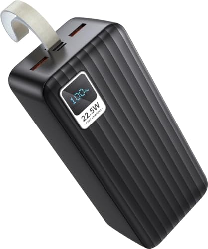Power Bank 50000mAh: QC 3.0 22.5W PD USB-C Fast Charger with 4 Outputs and 3 Inputs, Large Capacity Portable Charger, Power Bank for iPhone, Samsung, iPad etc von PDBEST
