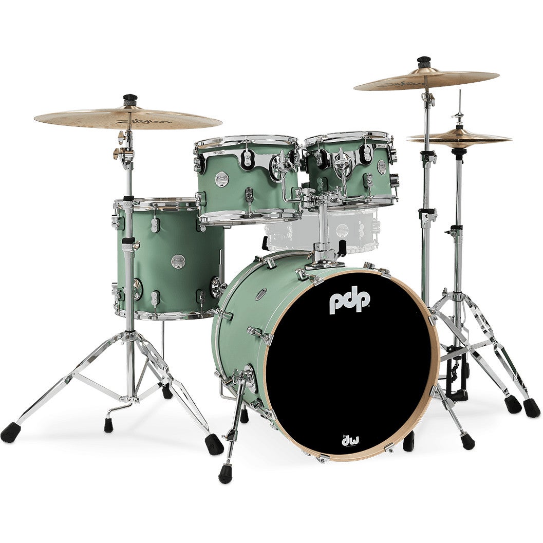 PDP Drums Concept Maple 4-Piece Satin Seafoam 4-Piece Shell Set PDP Drums Concept Maple 4-Piece Satin Seafoam 4-Piece Shell Set von PDP Drums