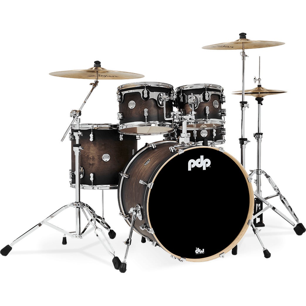 PDP Drums Concept Maple 5-Piece Satin Charcoal Burst 5-Piece Shell Set PDP Drums Concept Maple 5-Piece Satin Charcoal Burst 5-Piece Shell Set von PDP Drums
